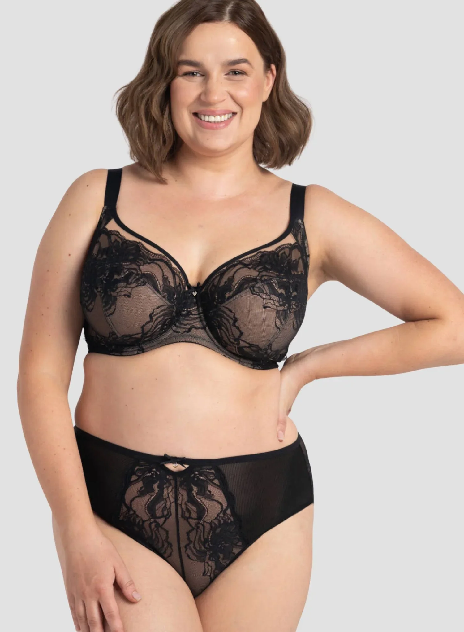 Samanta Lingerie: Mystery Midi Brief Black - Image 2