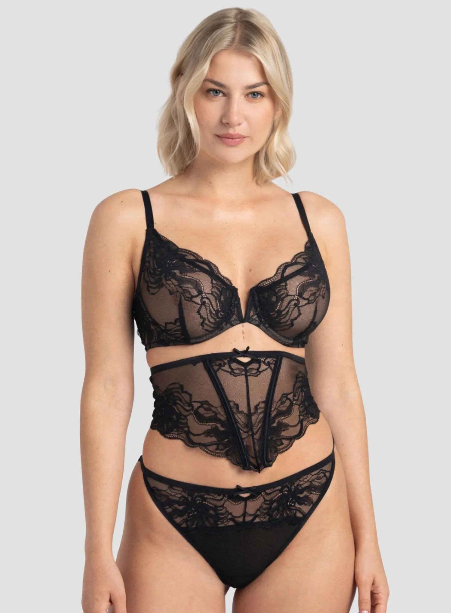 Samanta Lingerie: Mystery Thong Black - Image 2