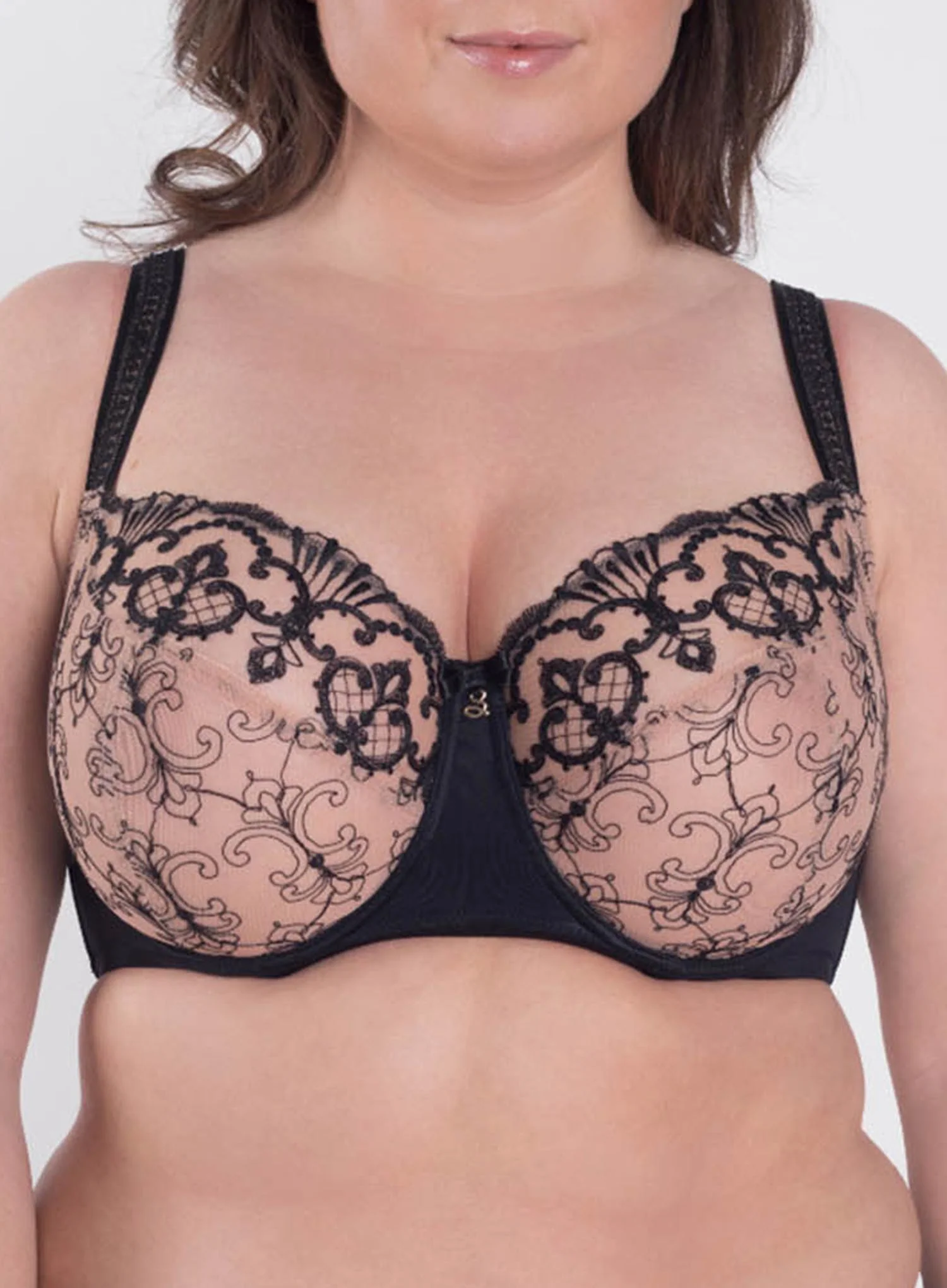 Samanta Lingerie: Perla Full Cup Bra Black - Image 4