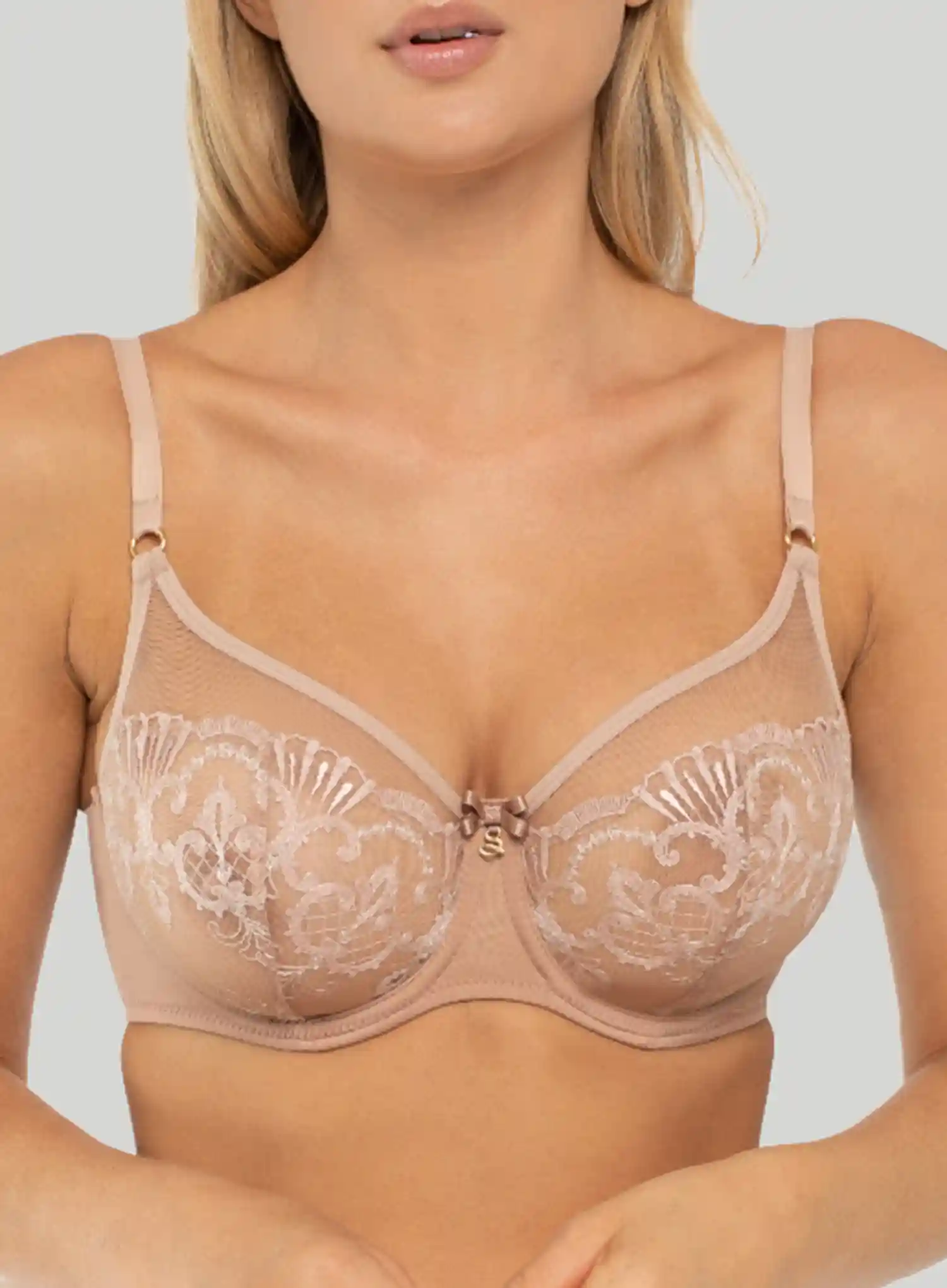 Samanta Lingerie: Perla High Apex Bra Cappucino - Image 5