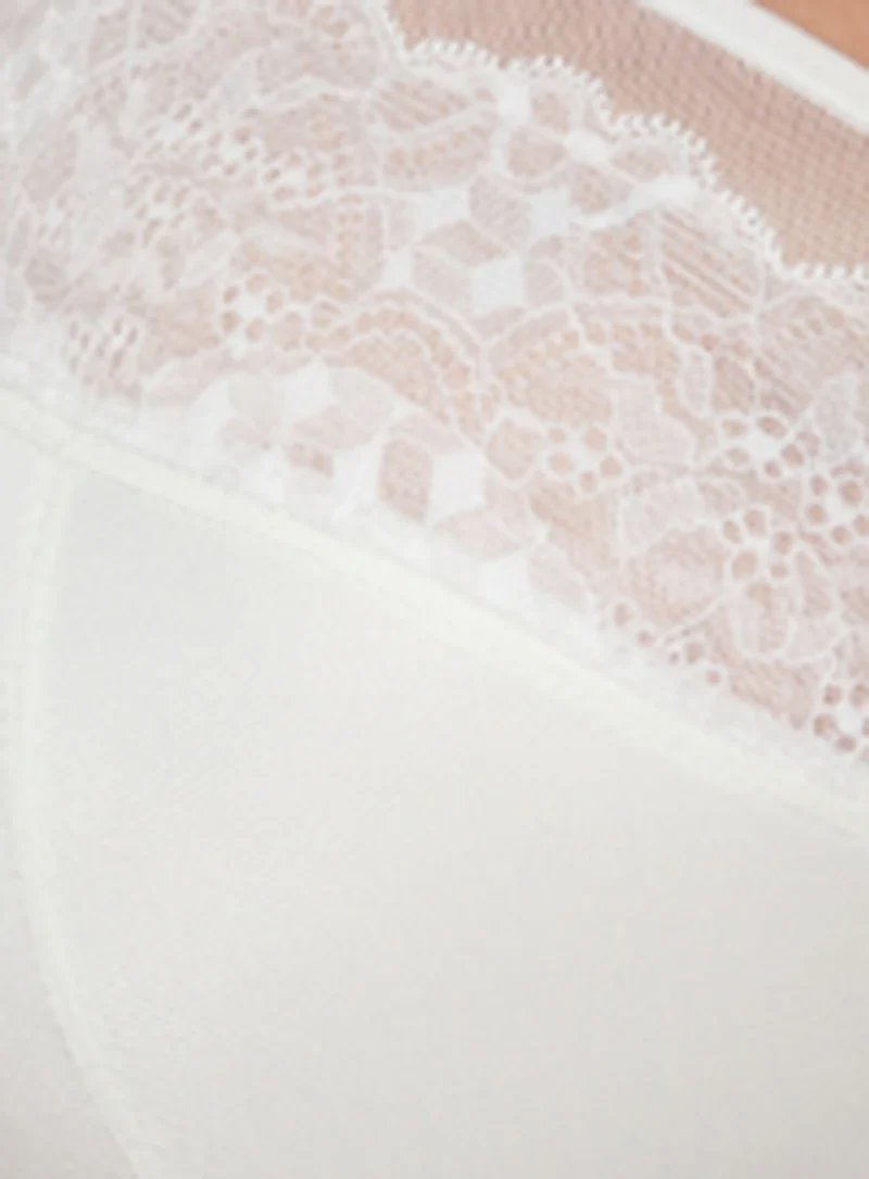 Samanta Lingerie: Rosalia Full Cup Side Support Bra Ivory - Image 5