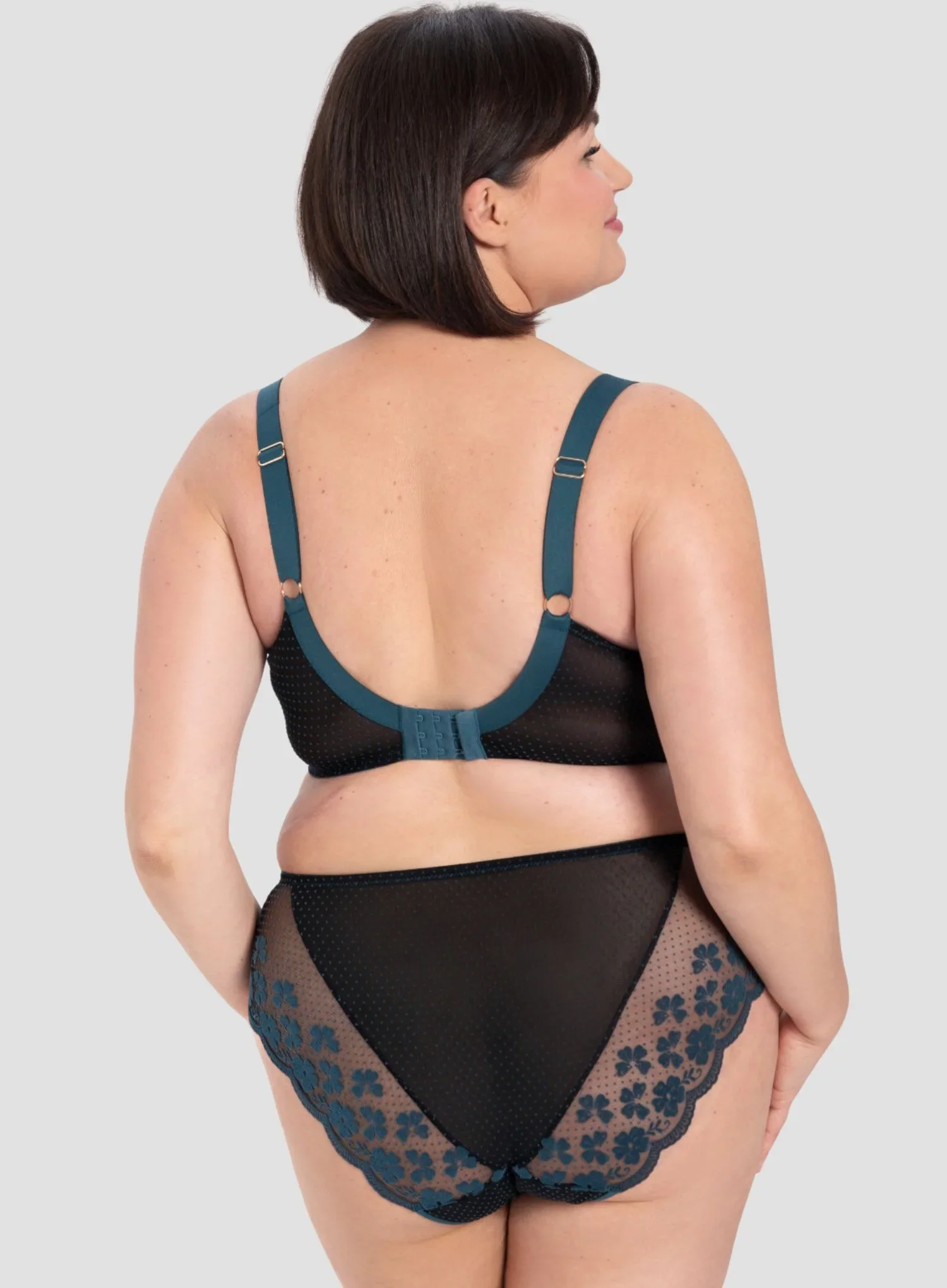 Samanta Lingerie: Scarlett Midi Brief Azure - Image 3