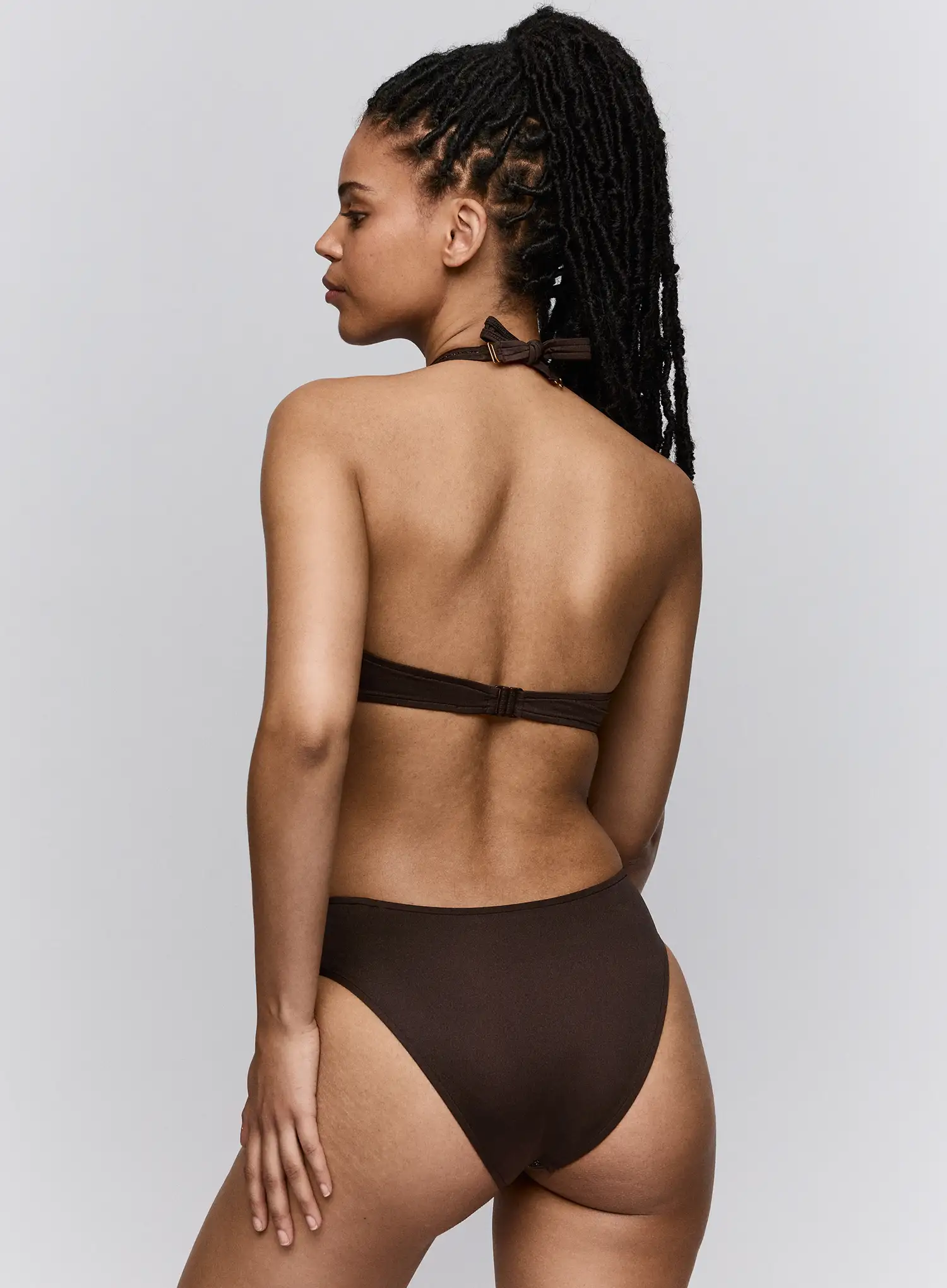 Sarda Swim: Janja Flexi Wire Bikini Top Chocolate - Image 4