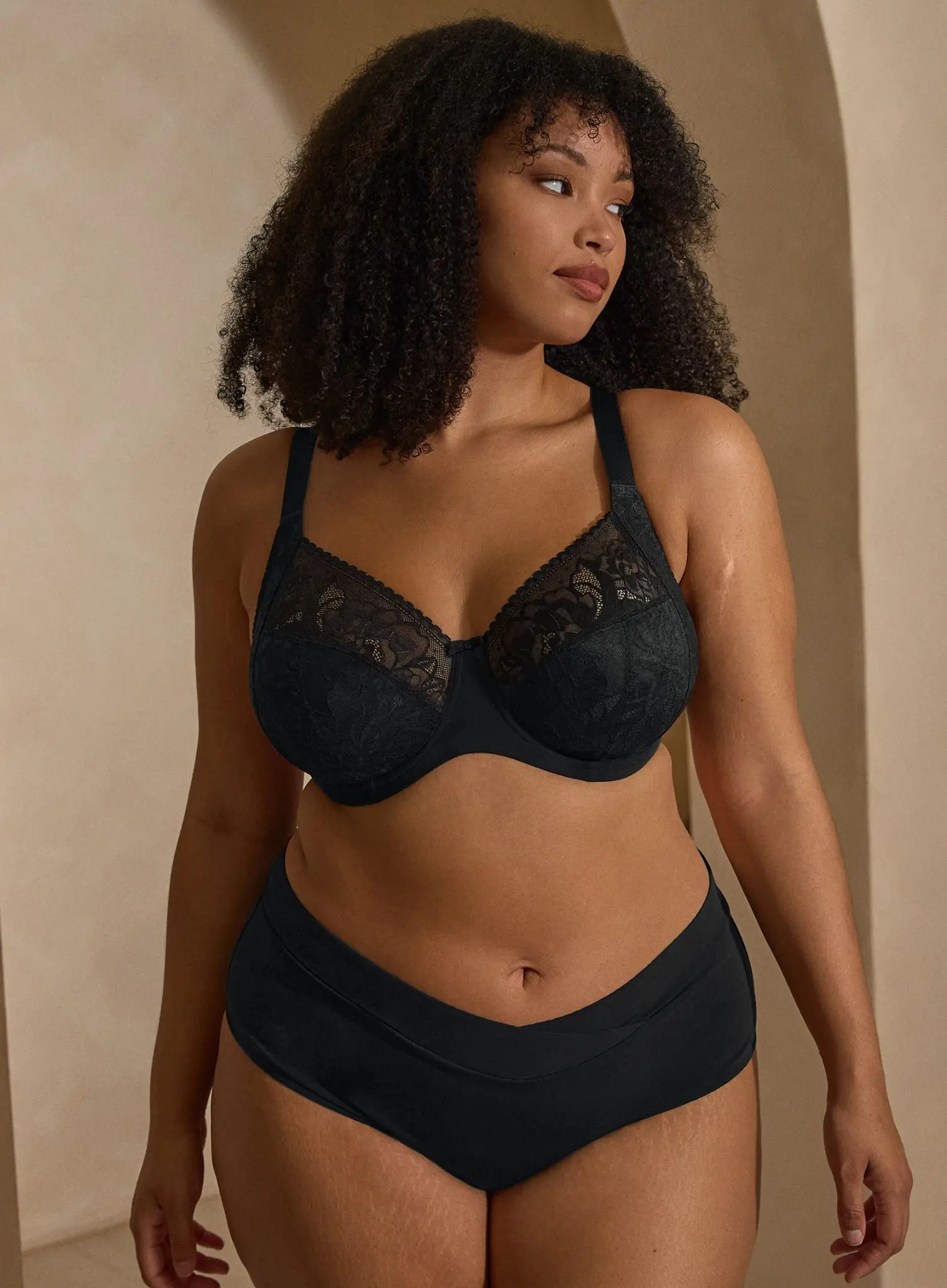 Sculptresse: Dream Comfort Underwired Full Cup Bra Black
