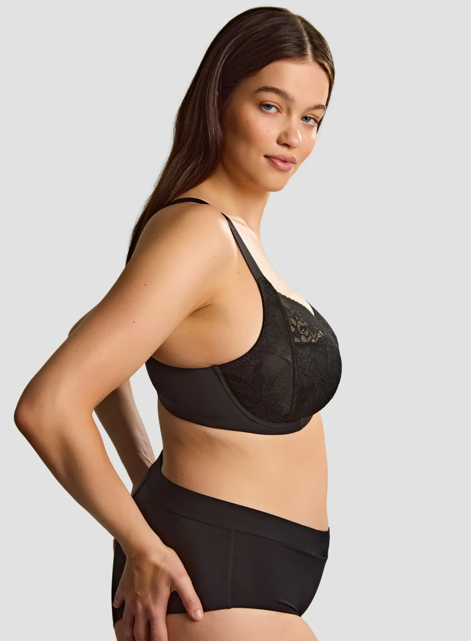 Sculptresse: Dream Comfort Underwired Full Cup Bra Black - Image 4