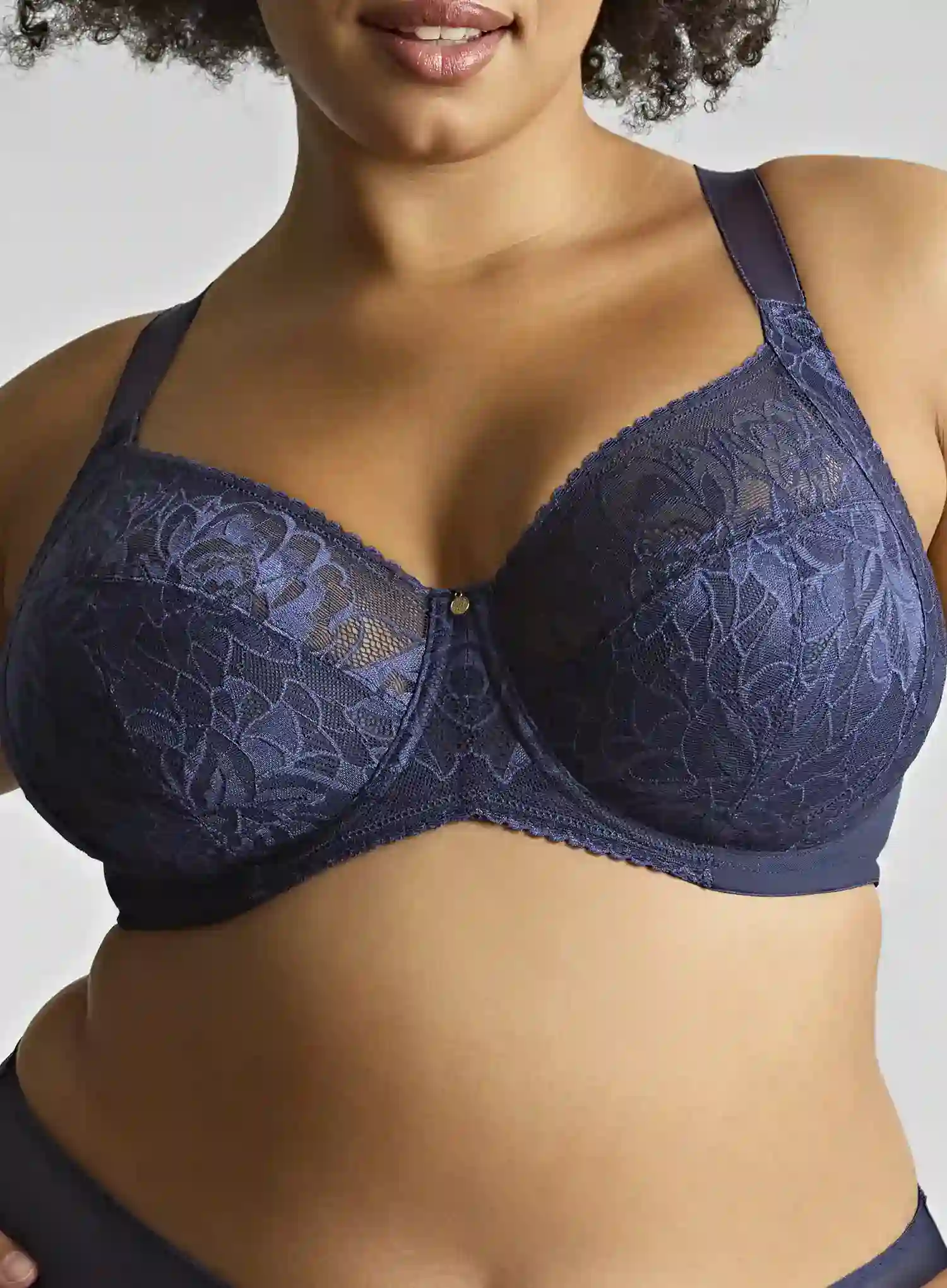Sculptresse: Dream Underwired Full Cup Bra Navy - Image 5