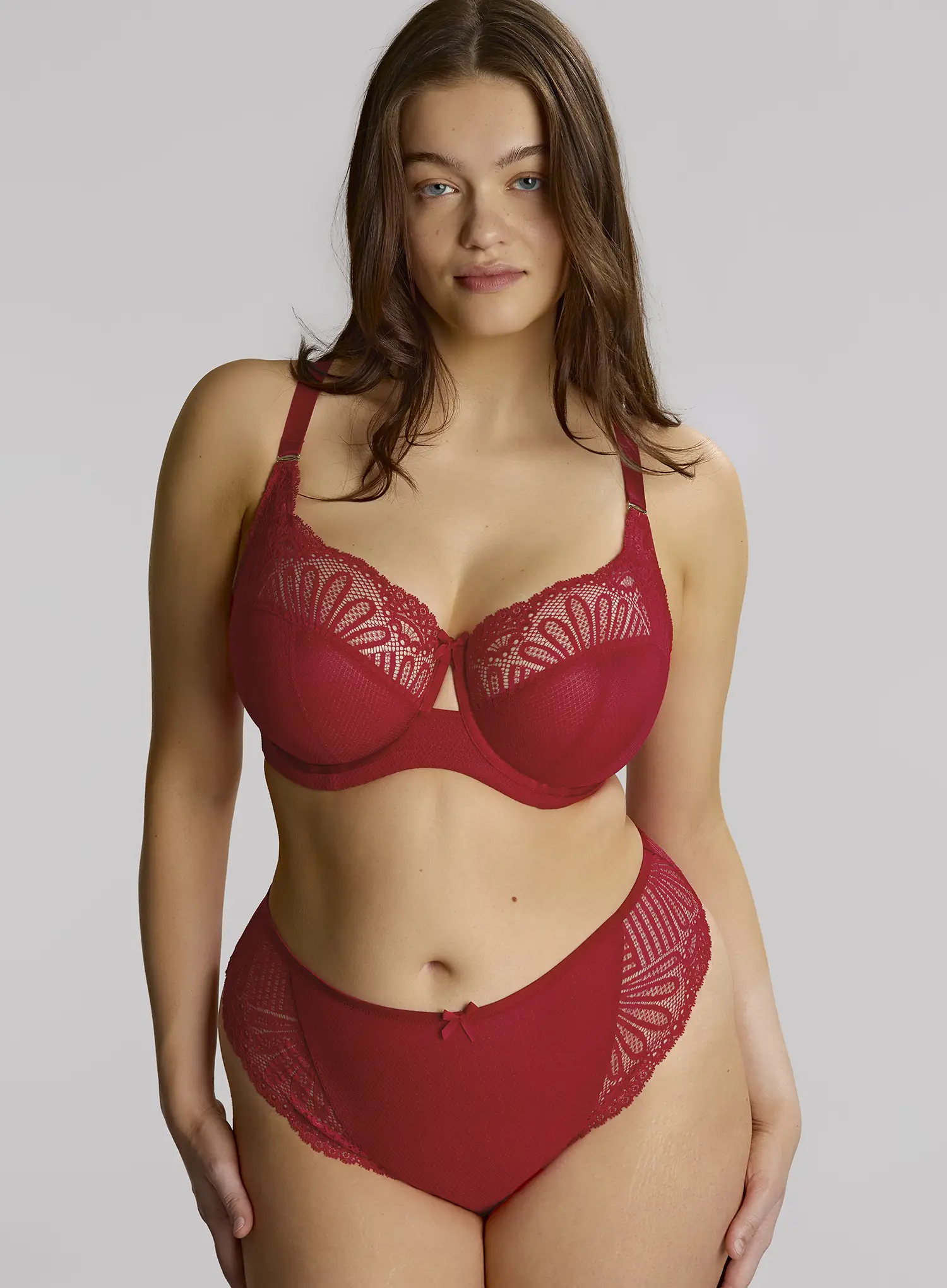 Sculptresse: Entice Underwired Full Cup Bra Red