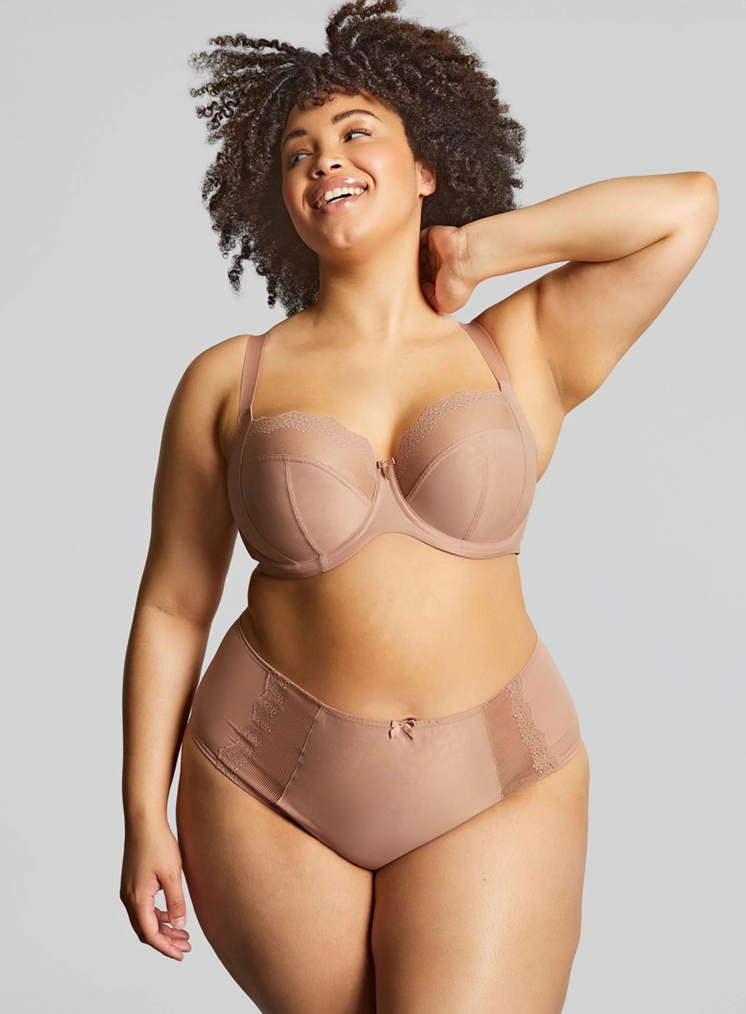 Sculptresse: Esme Balconette Bra Mocha Animal - Image 2