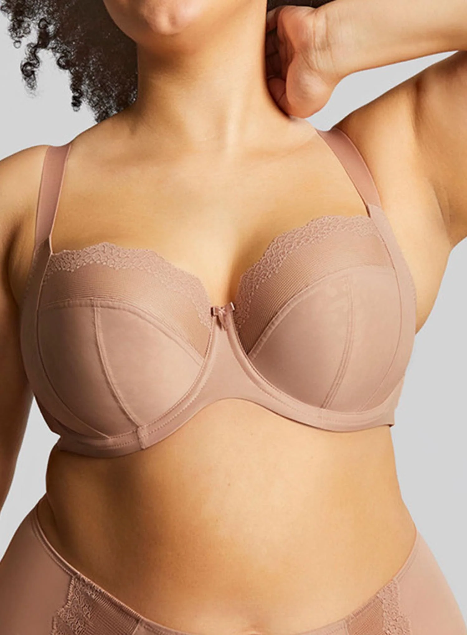 Sculptresse: Esme Balconette Bra Mocha Animal - Image 4