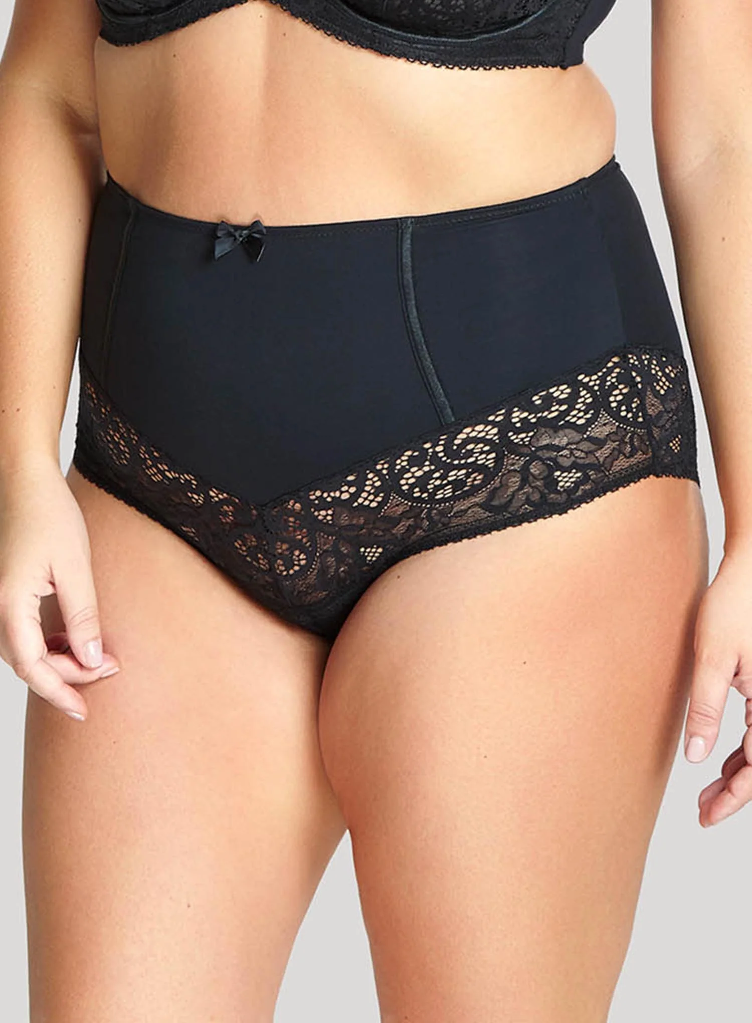 Sculptresse: Estel High Waist Brief Noir - Image 4