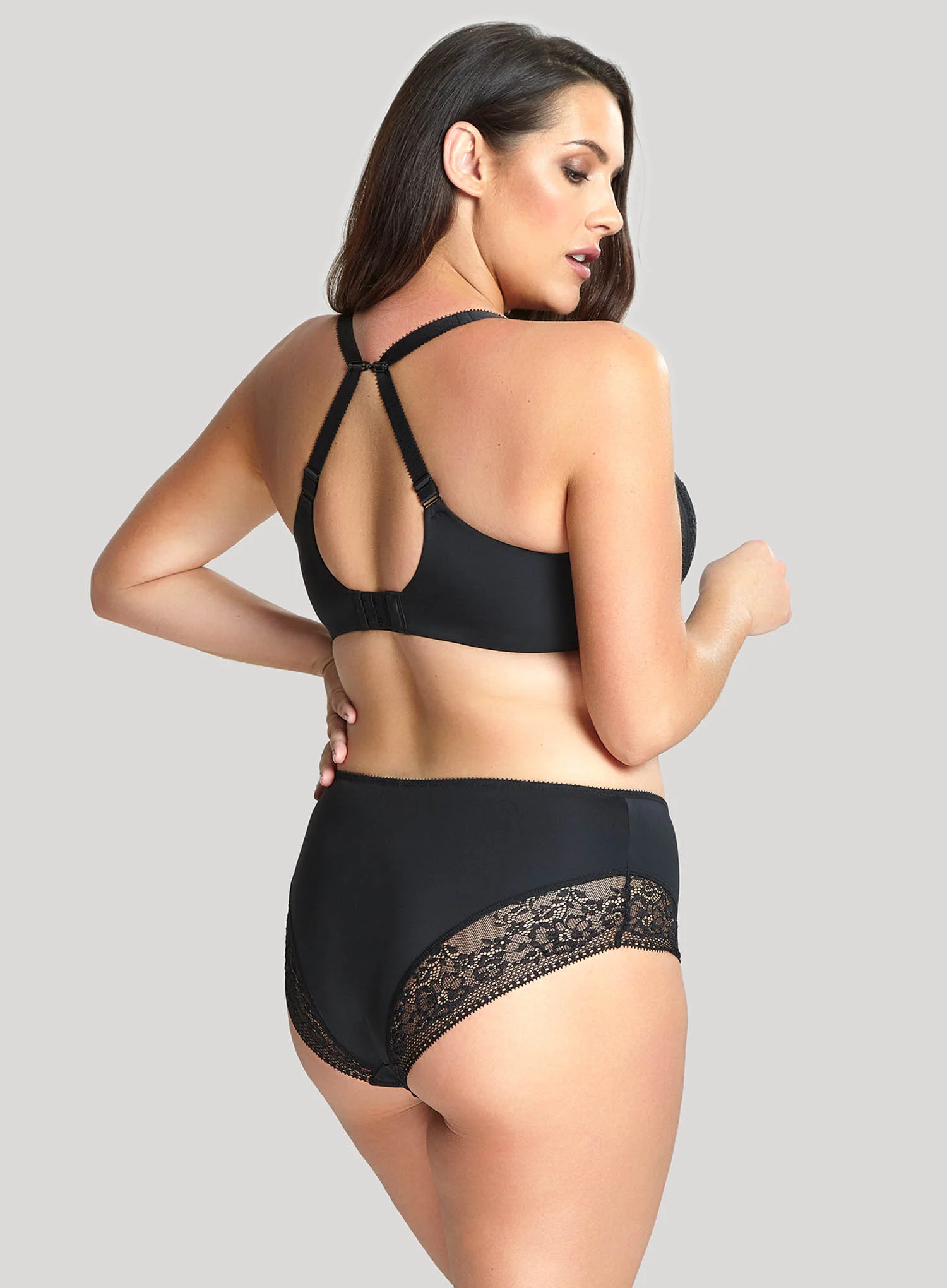 Sculptresse: Roxie Plunge Bra Black - Image 4