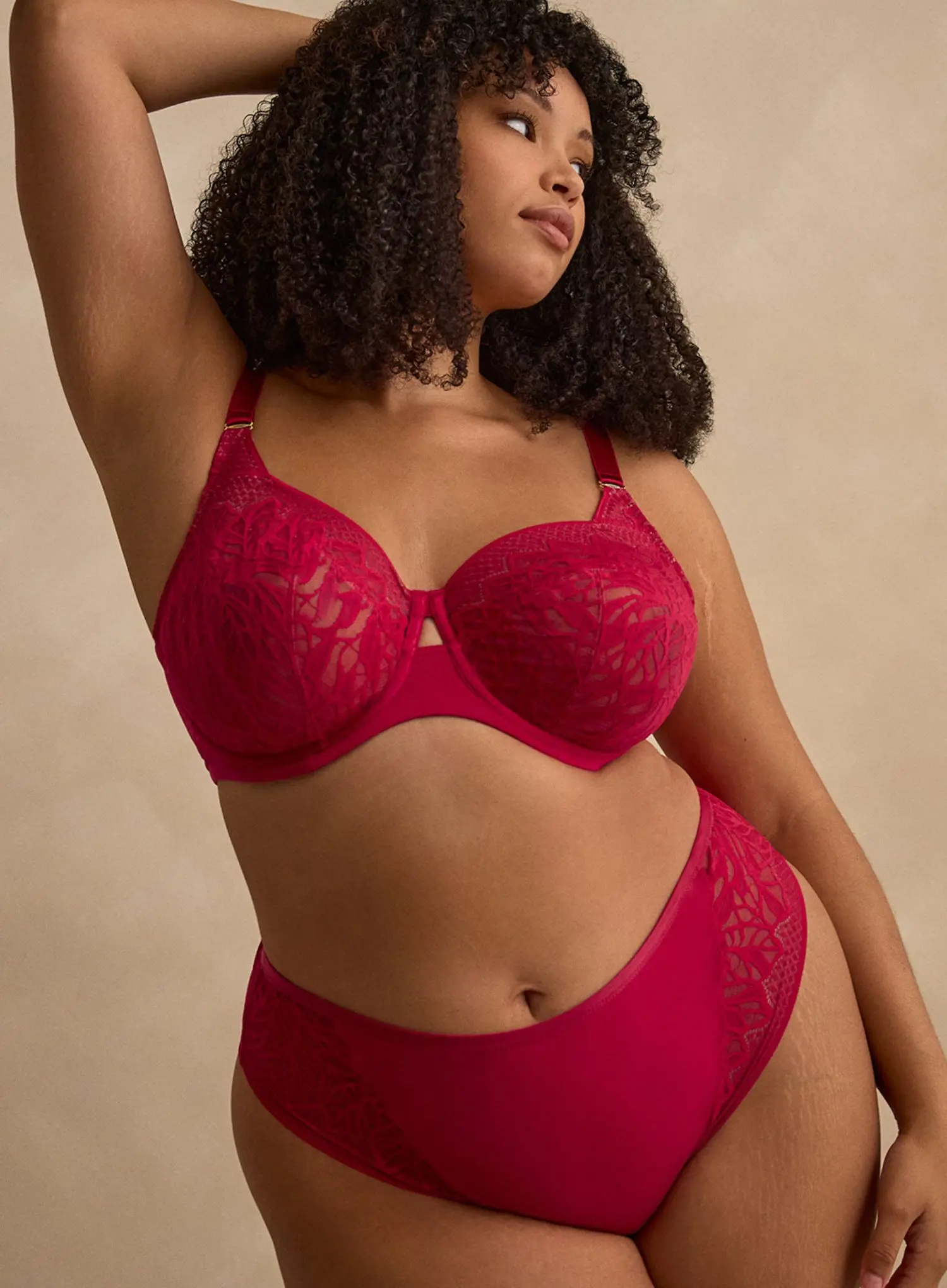 Sculptresse: Sophia Underwired Full Cup Bra Raspberry