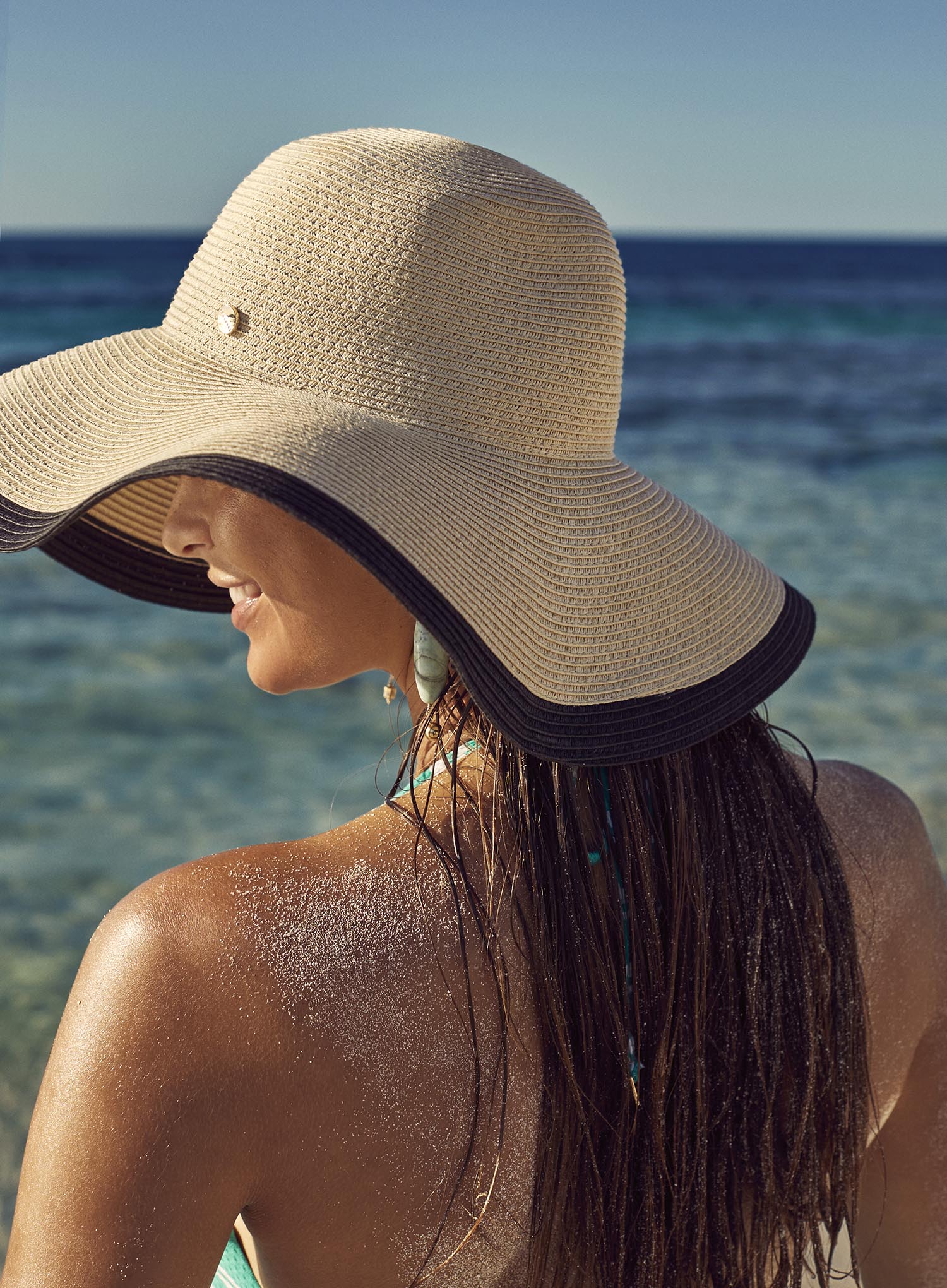 Sea Level: Sunray Beach Hat Natural