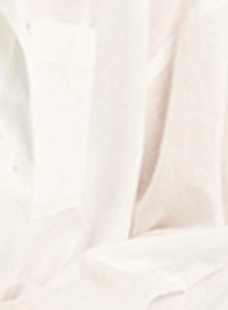 Sea Level: Breeze Linen Beach Shirt White - Image 5
