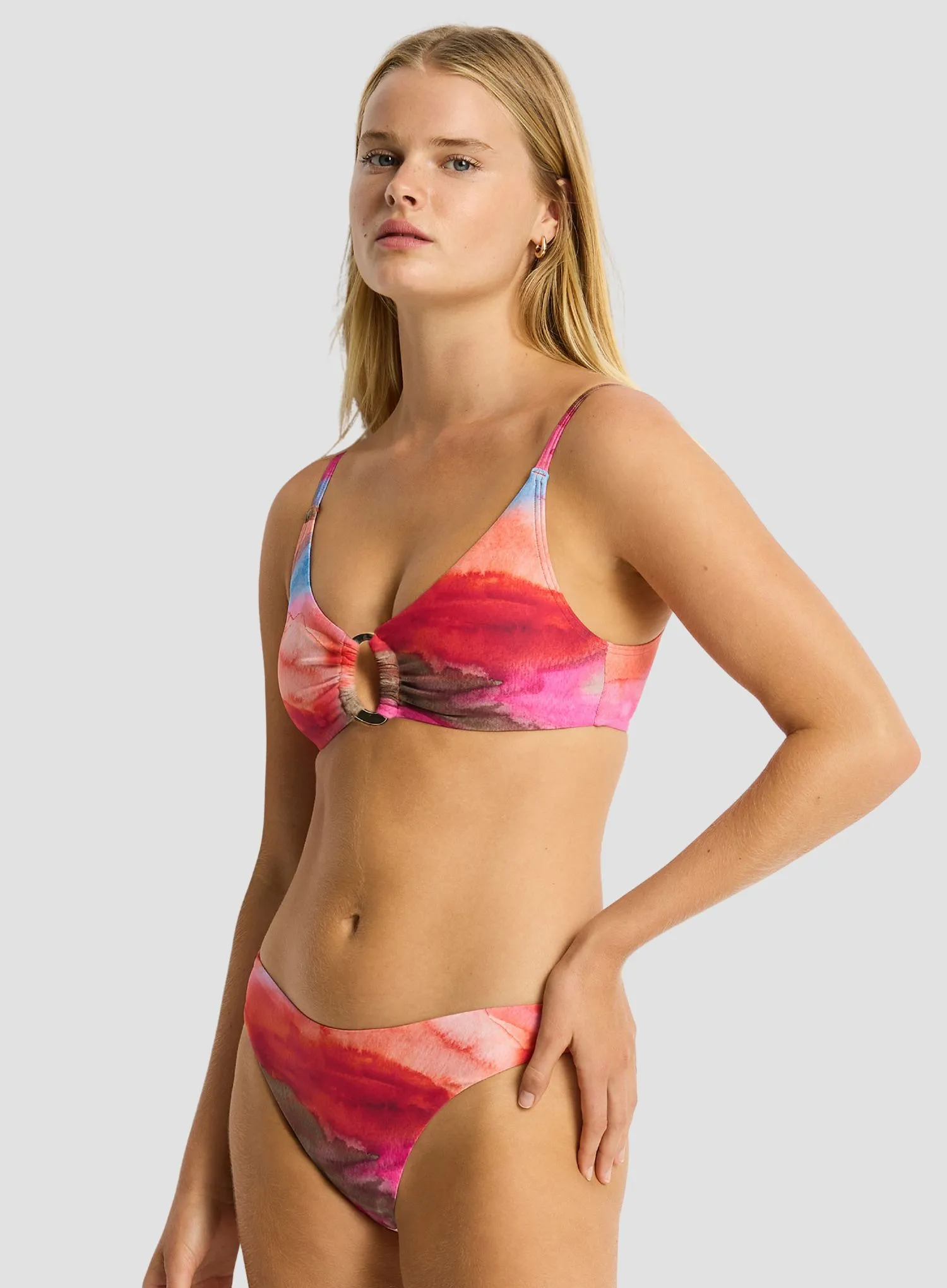 Sea Level: Cabo Tie Back Bralette Pink - Image 3