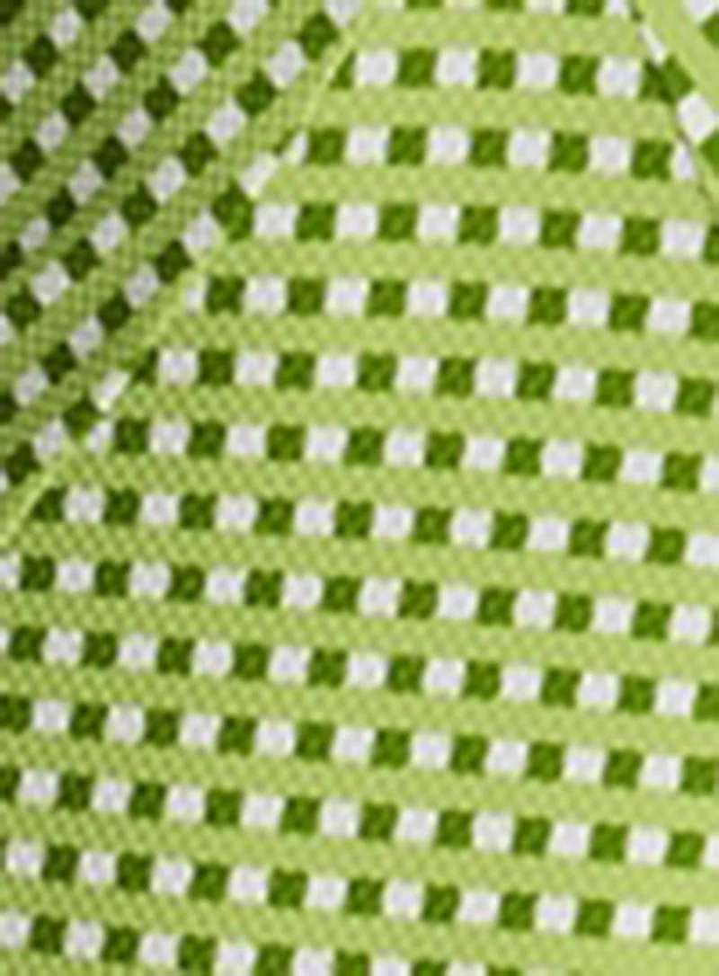 Sea Level: Checkmate Regular Cheeky Bikini Brief Olive - Image 6
