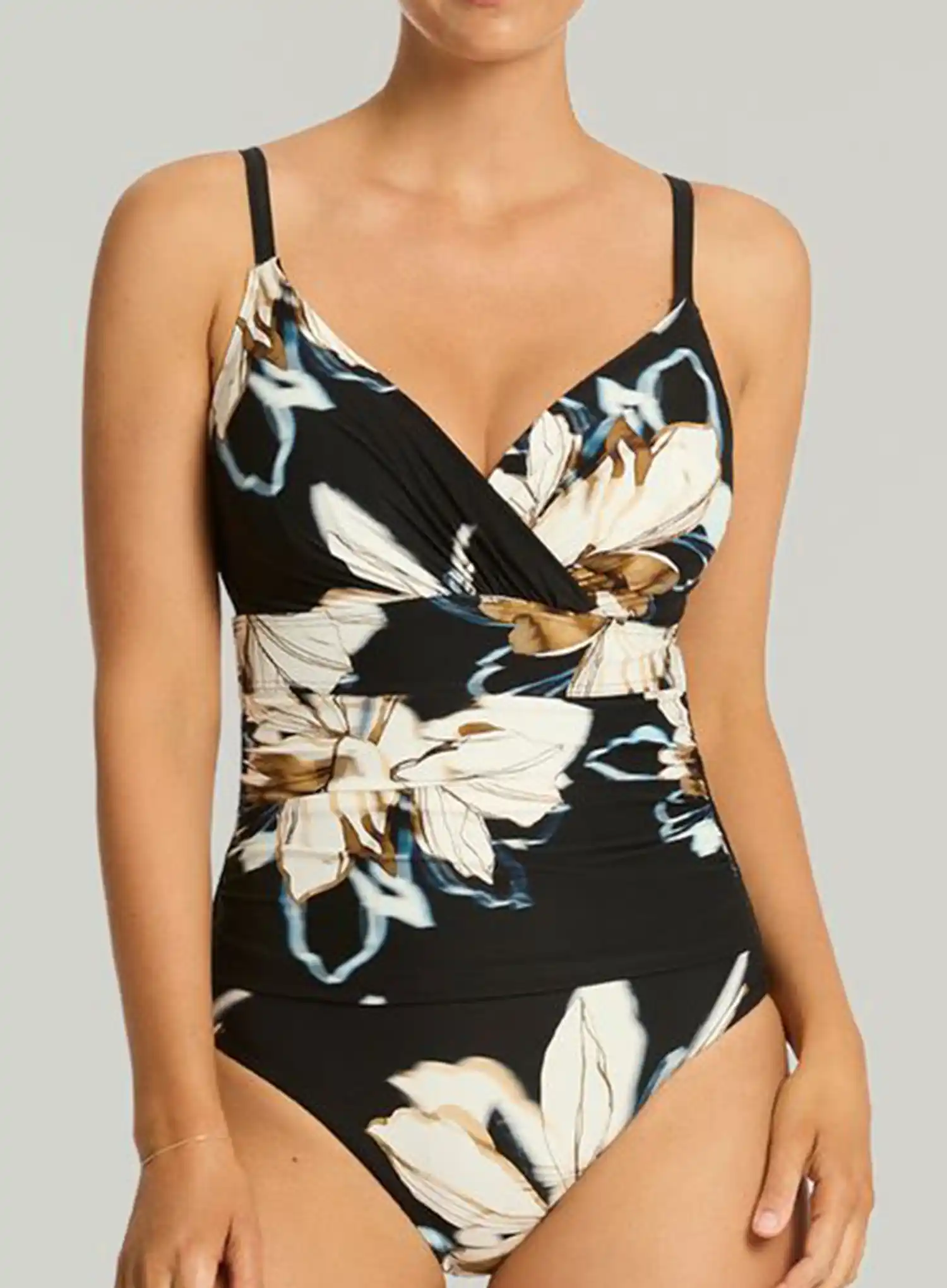 Sea Level: La Luna Wrap Front DD E One Piece Black - Image 4