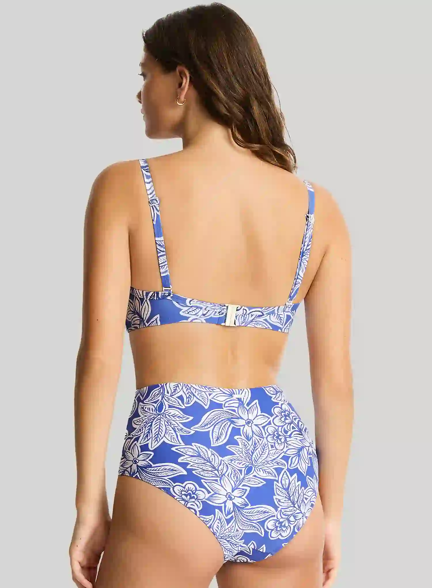 Sea Level: Palmera High Waist Gathered Side Pant Blue - Image 2