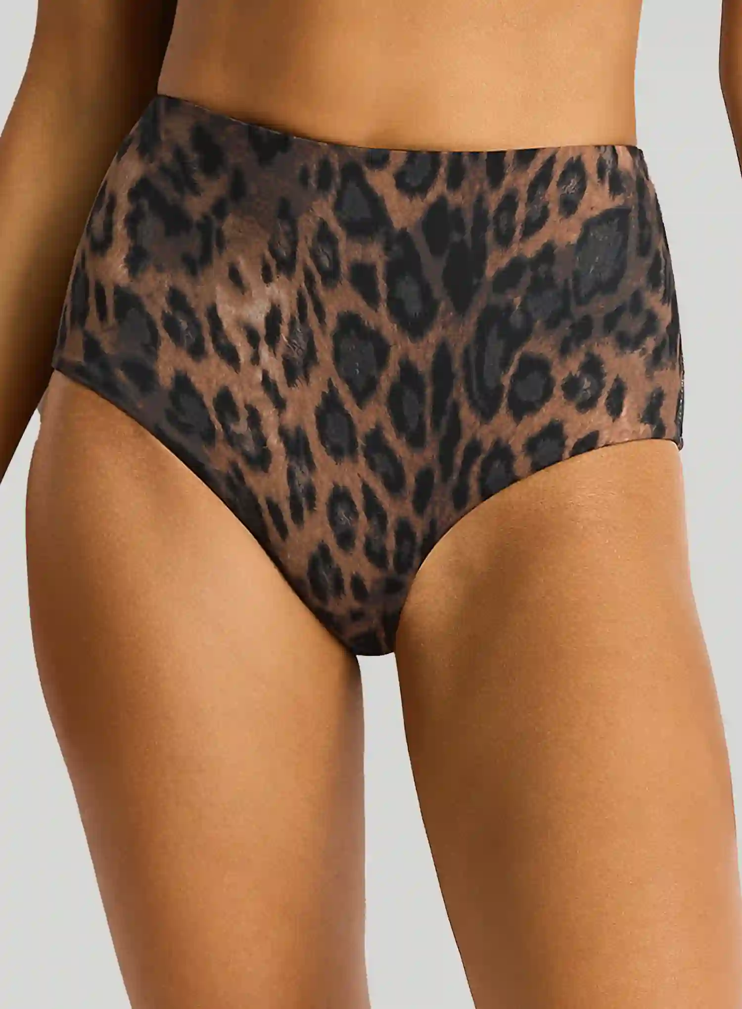 Sea Level: Savanna High Waist Bikini Brief Chocolate - Image 4