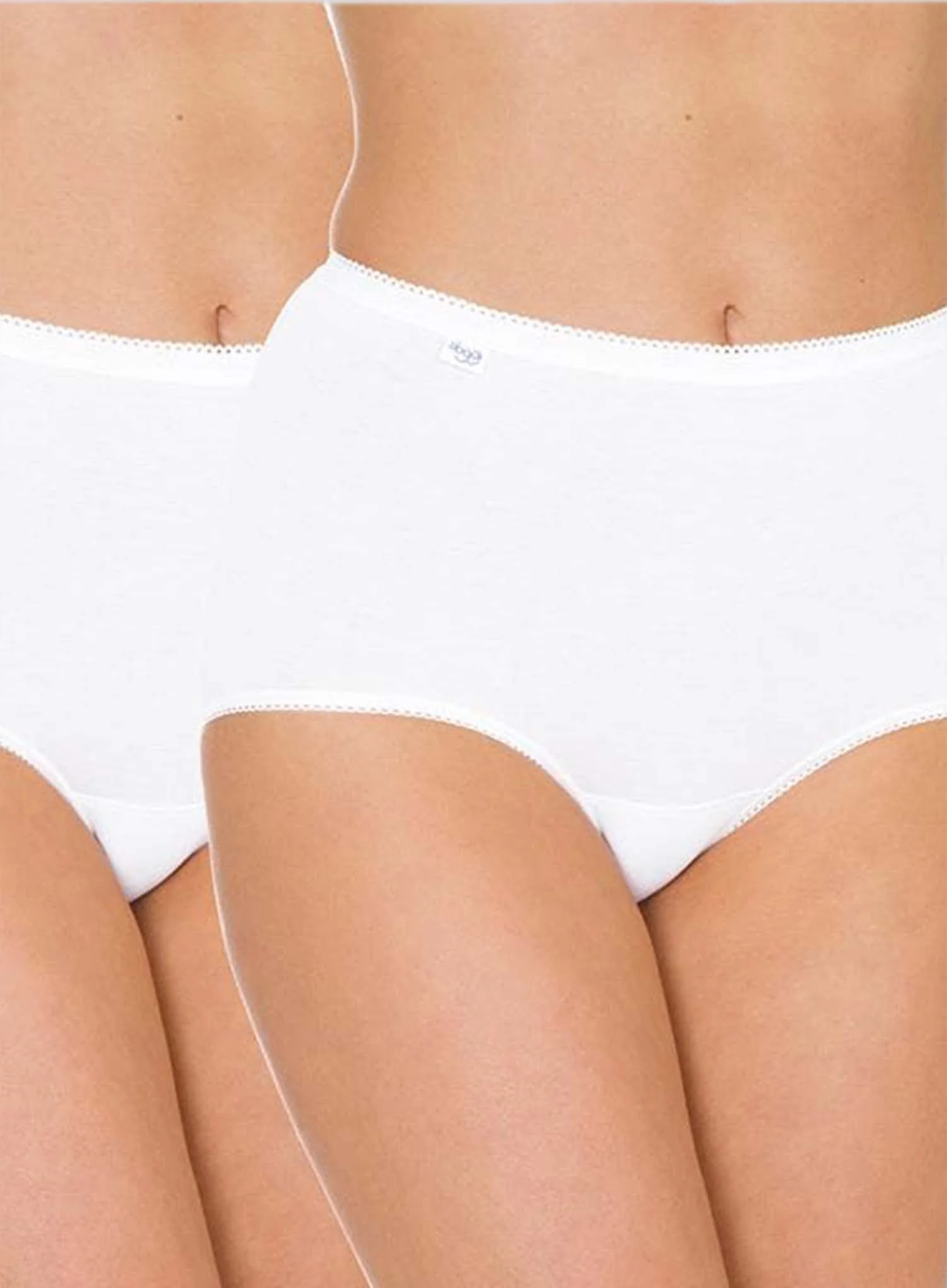 Sloggi: Sloggi Maxi 2 Pack White - Image 3