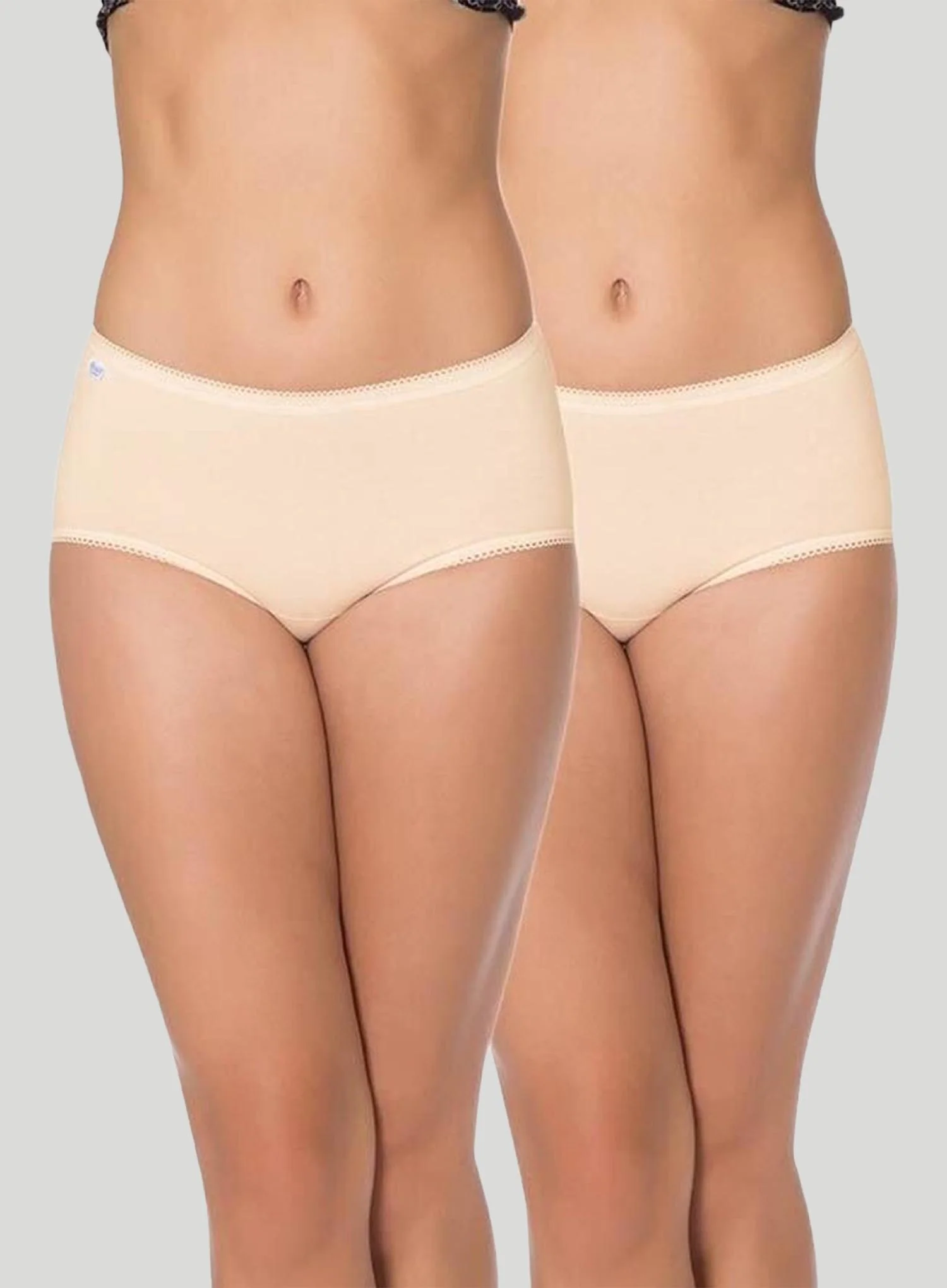 Sloggi: Sloggi Midi 2 Pack Fresh Powder