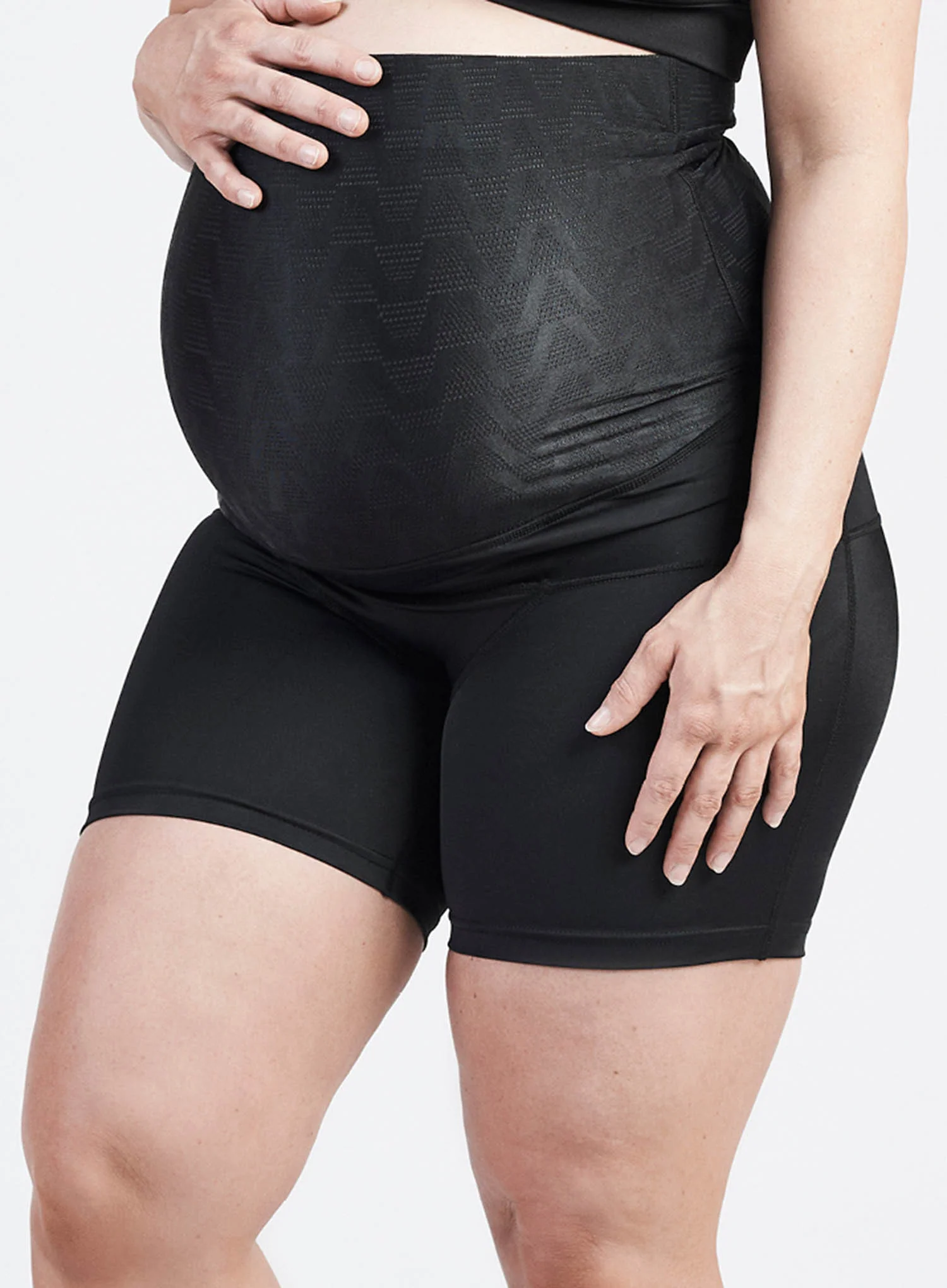 SRC: Compression Pregnancy Mini Over The Bump Black - Image 4