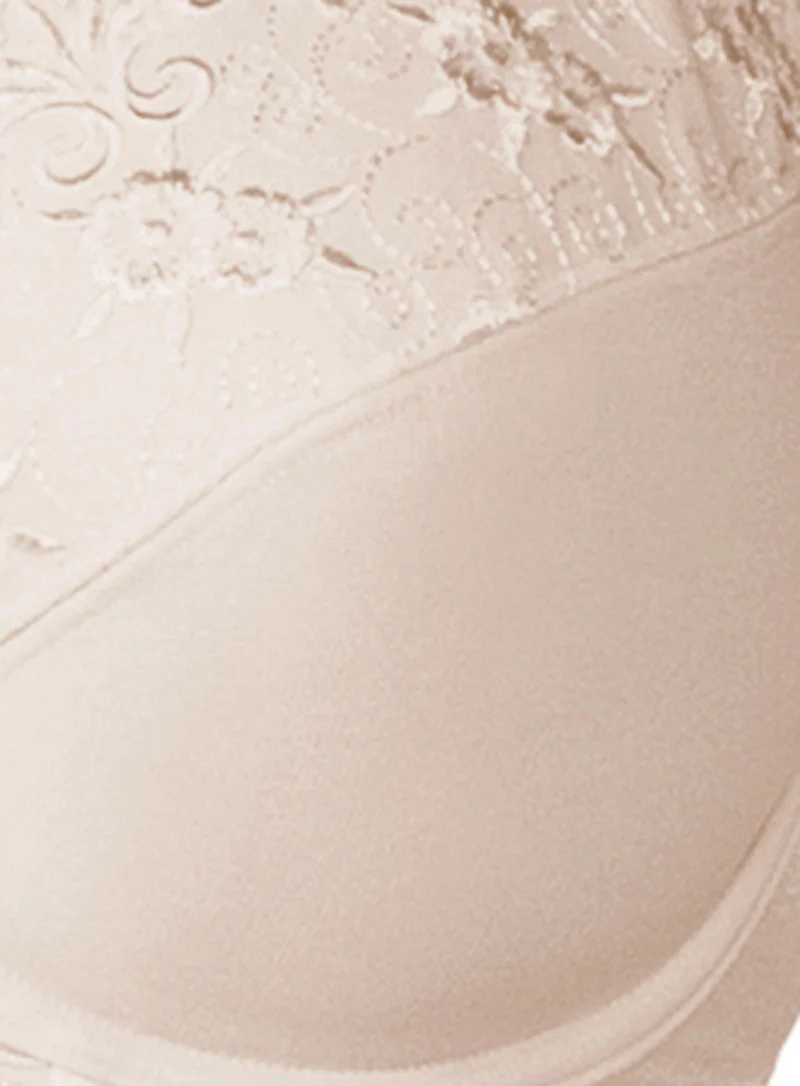 Triumph: Embroidered Minimiser Underwired Bra Fawn - Image 6