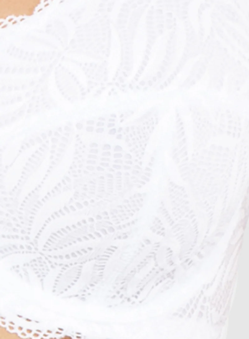 Triumph: Essential Lace Balconette Bra White - Image 5