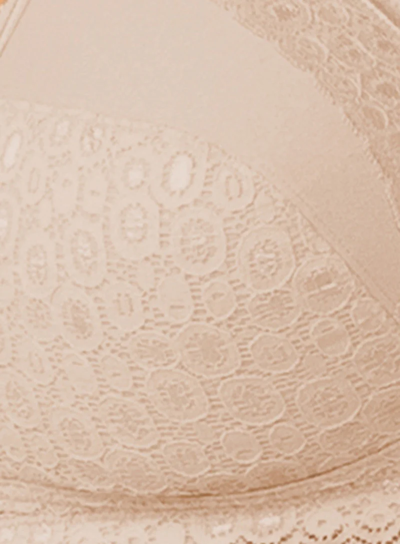 Triumph: Lace Maternity Wirefree Bra Nude - Image 5