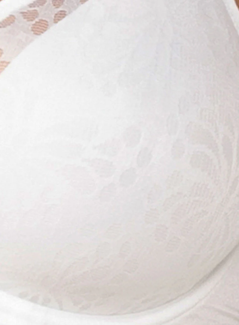 Triumph: Lacy Minimiser Bra White - Image 5