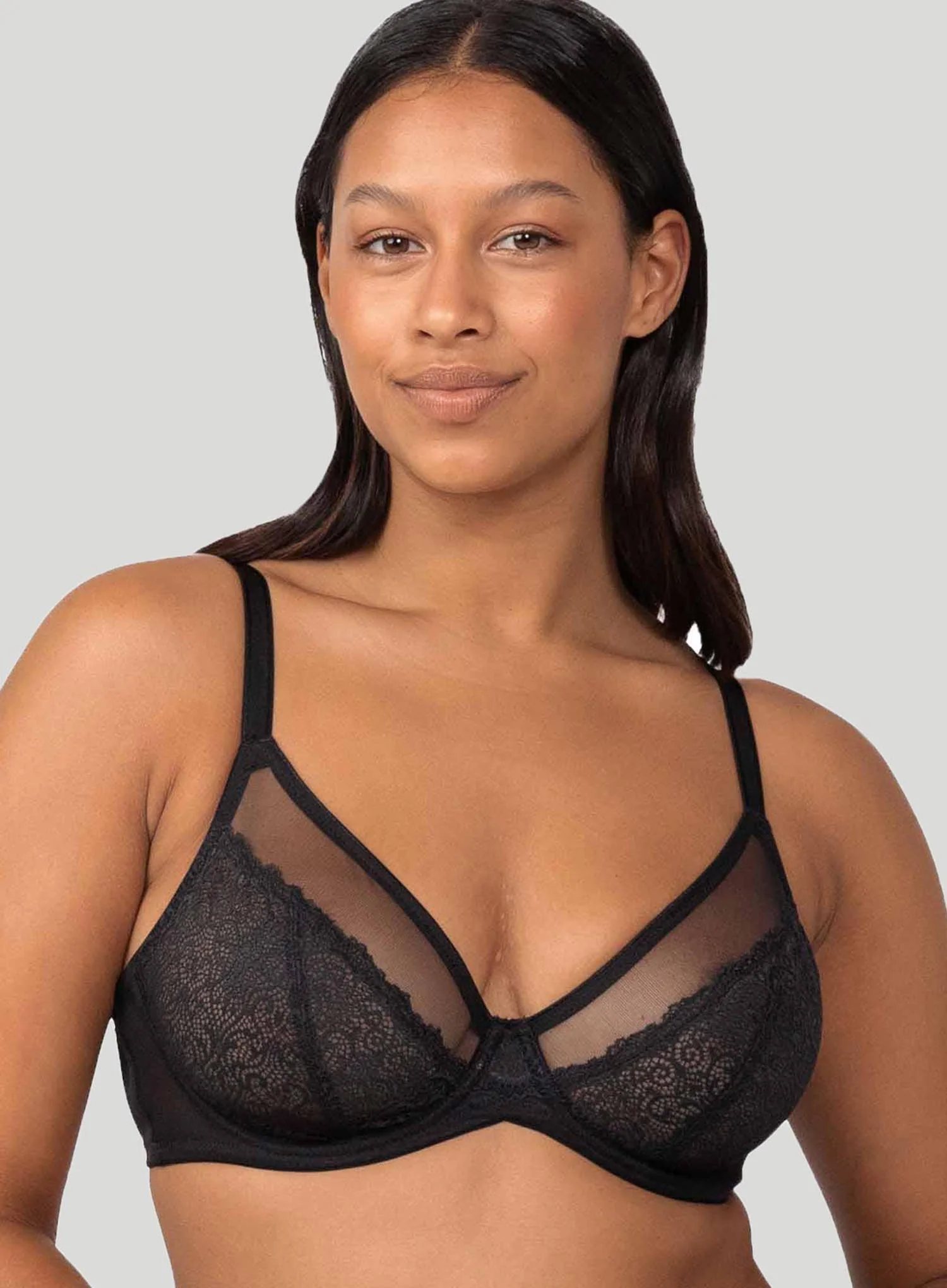 Triumph: Sheer Minimiser Bra W Black - Image 4