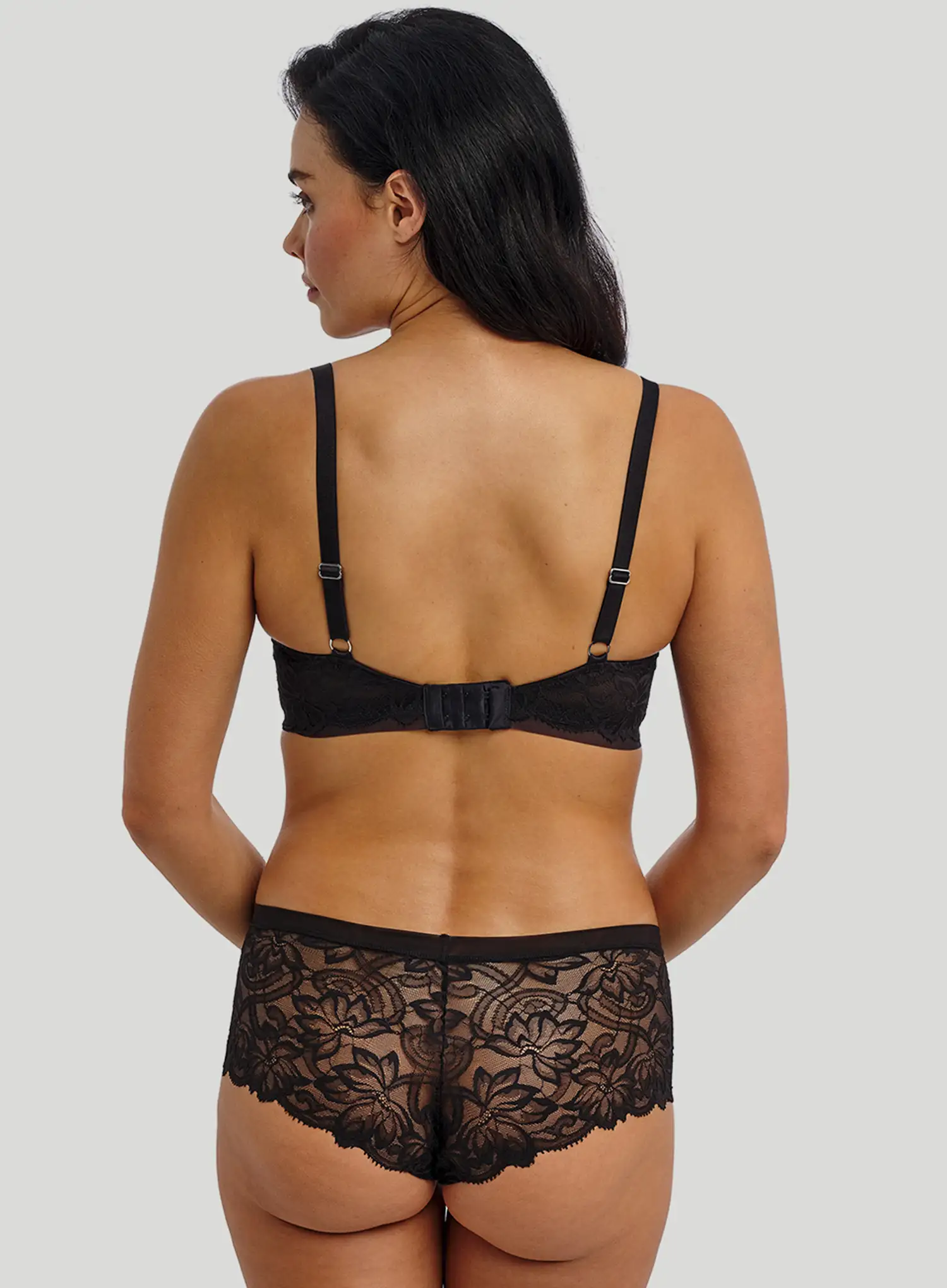 Wacoal: Abellia Underwired Push Up Bra Black - Image 3