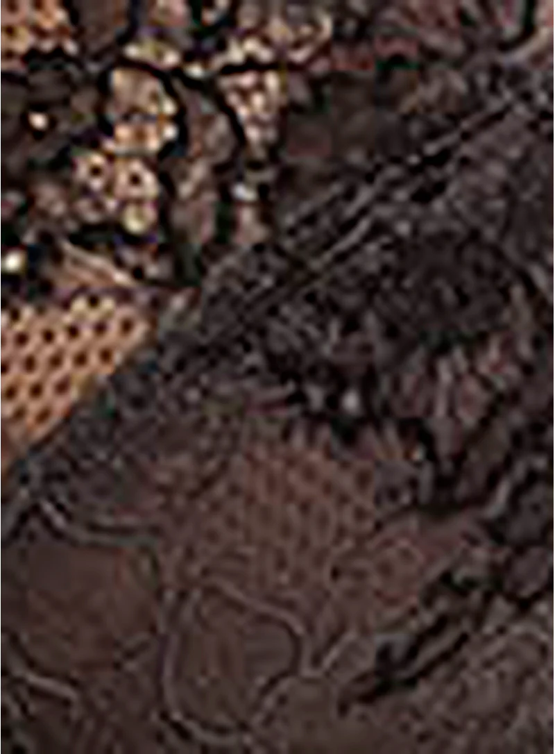 Wacoal: Lace Perfection Tanga Charcoal - Image 4