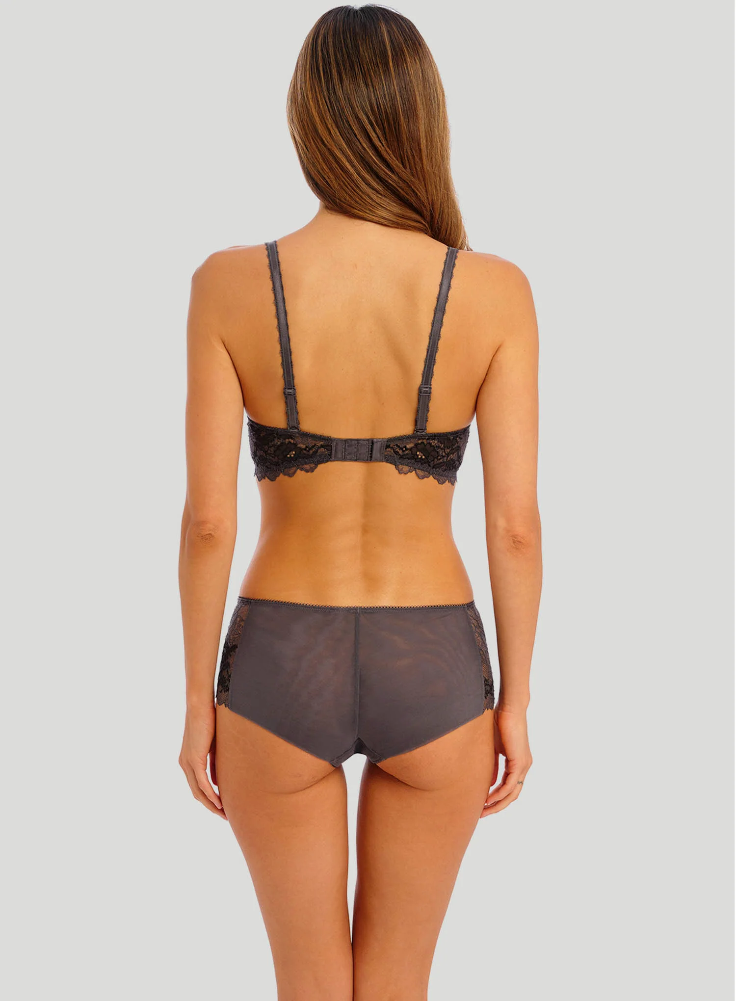 Wacoal: Lace Perfection Underwired Contour Bra Charcoal - Image 3